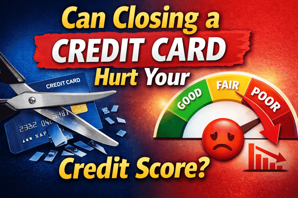 can closing a credit card hurt your credit score