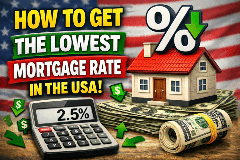 Lowest mortgage rate in the USA