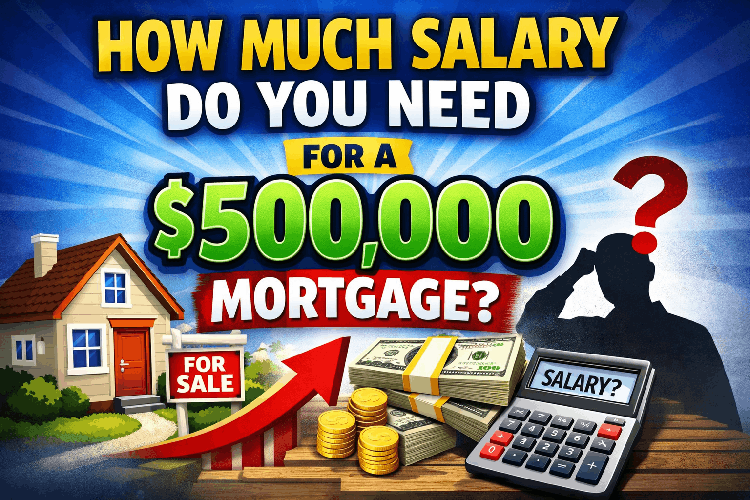 What salary do you need for a $500,000 mortgage