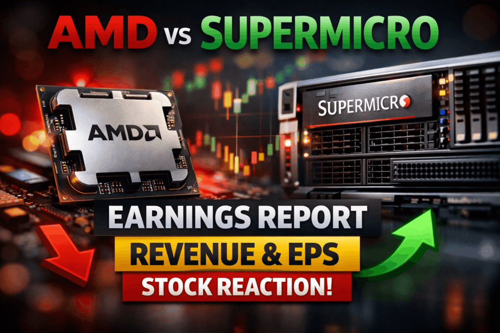 AMD vs Super Micro earnings performance