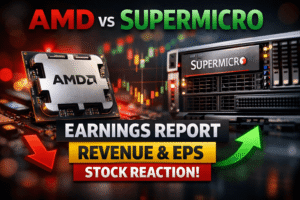 AMD vs Super Micro earnings performance