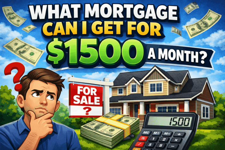 what mortgage can I get for $1500 a month