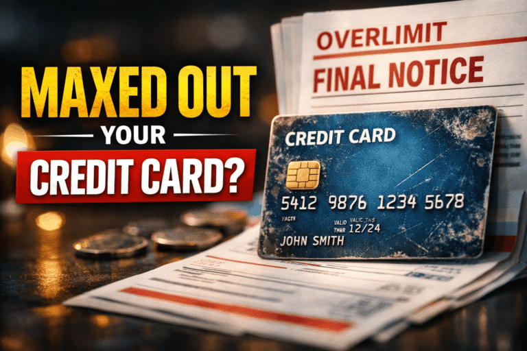 what happens if you max out a credit card