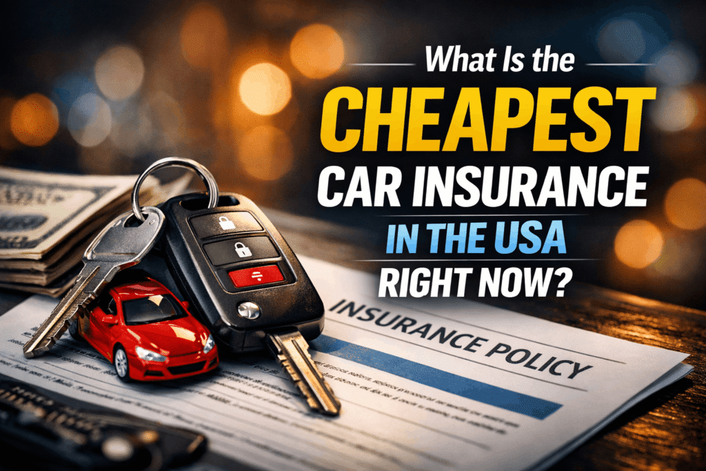 Cheapest car insurance in the USA