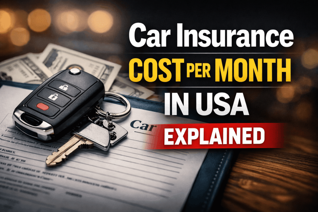 Car Insurance Cost Per Month in USA
