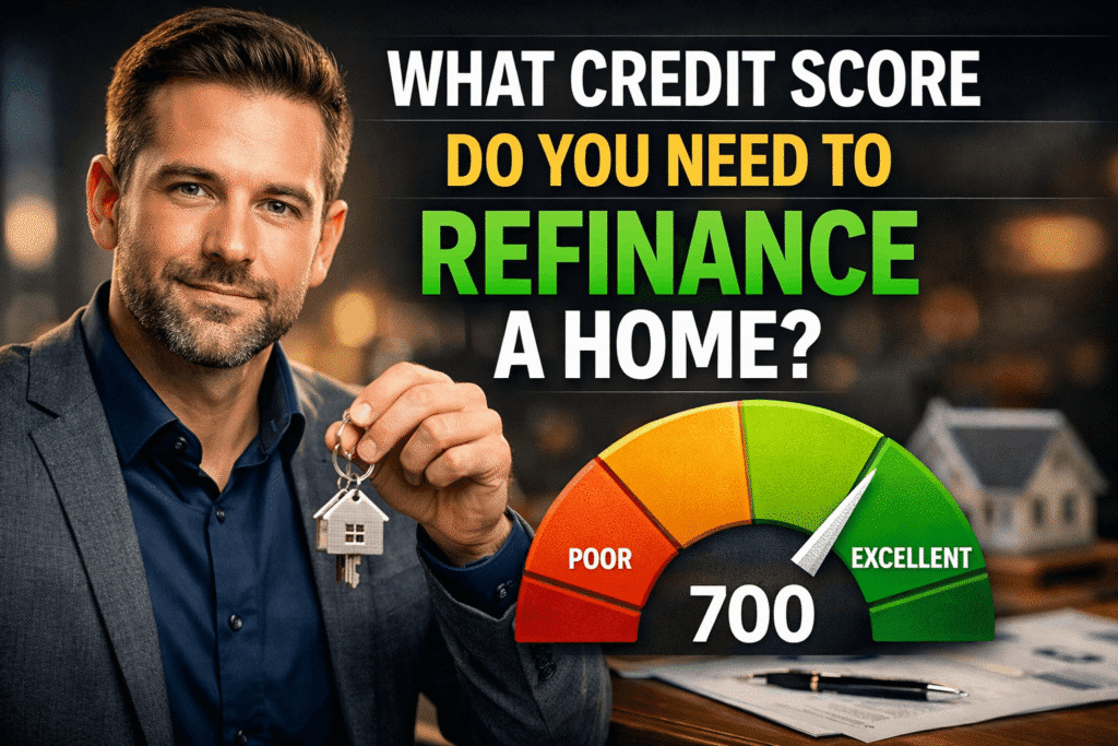 credit score needed to refinance a home