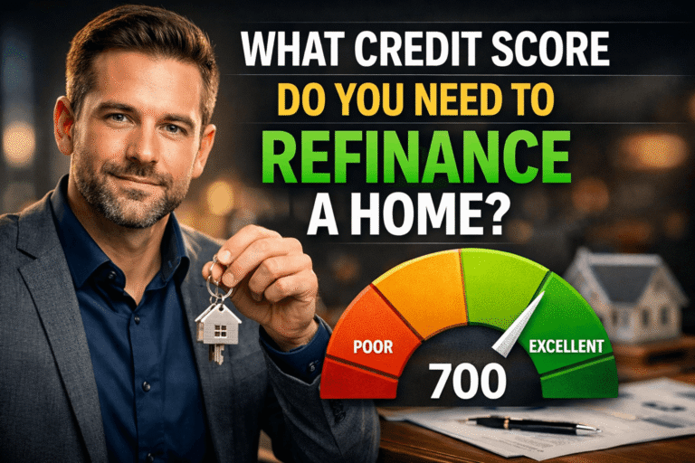 credit score needed to refinance a home