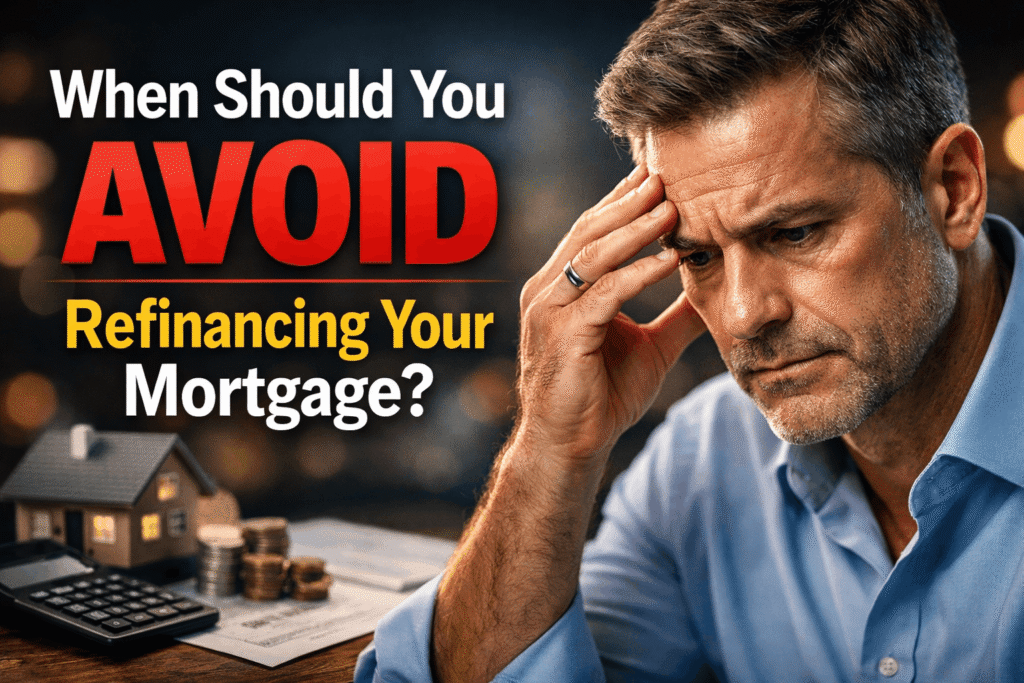 When should you avoid refinancing your mortgage