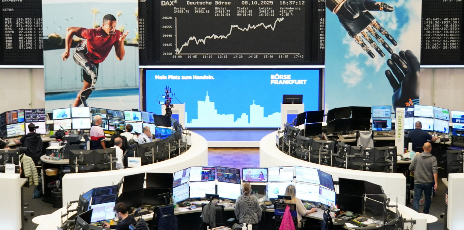 European Stocks Hit Record