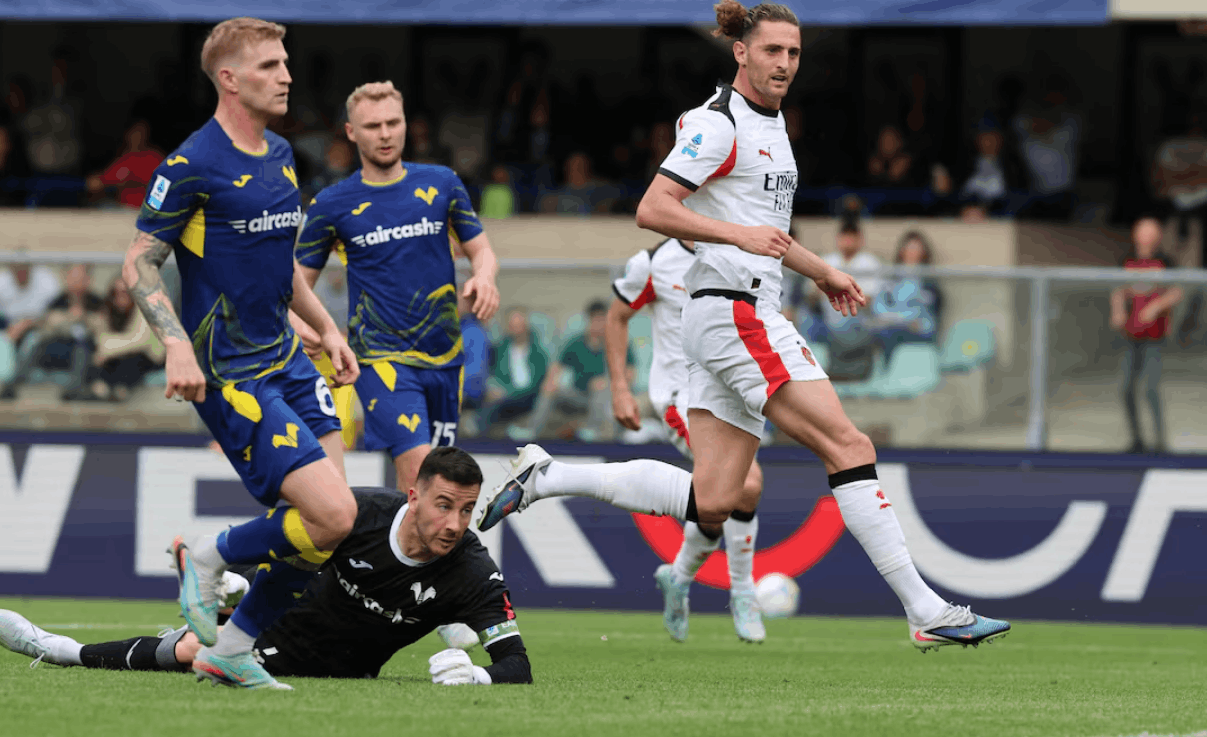 AC Milan win at Verona Champions League charge