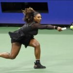 Serena Williams Queen's Club return